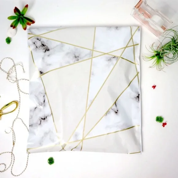🆑 Marble Poly Mailers 14x17 Pack of 25 - Picture 3 of 5